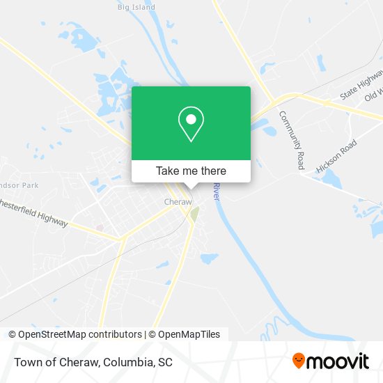 Town of Cheraw map