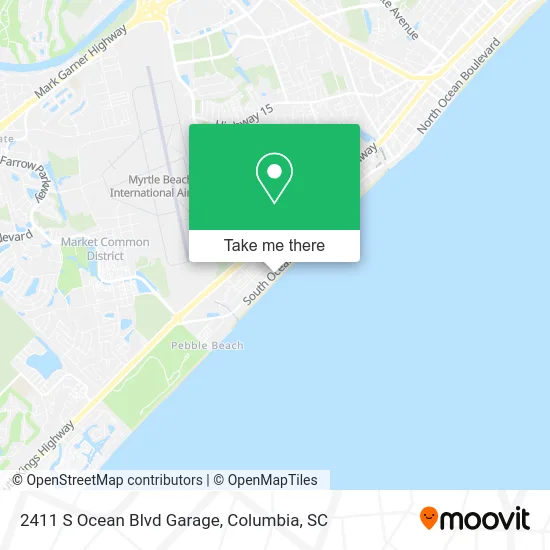 2411 S Ocean Blvd Garage map