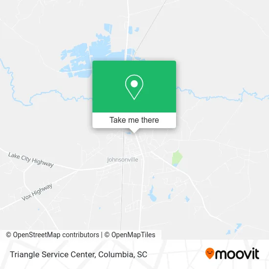 Triangle Service Center map