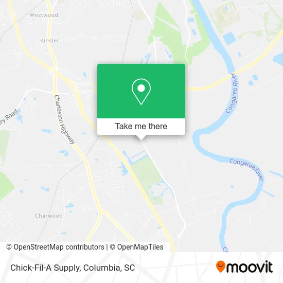 Chick-Fil-A Supply map