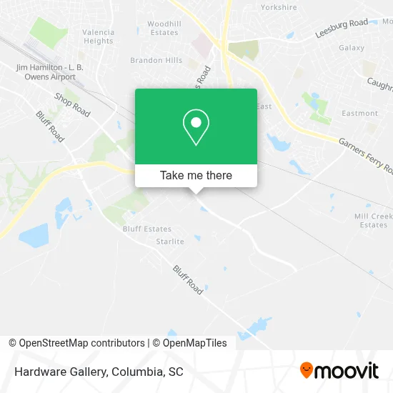 Hardware Gallery map