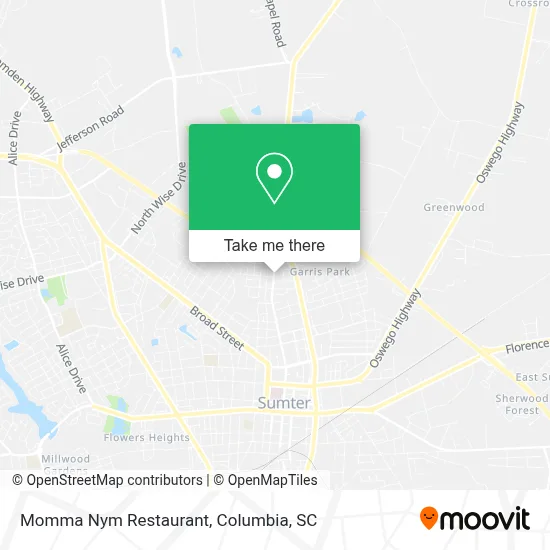 Momma Nym Restaurant map