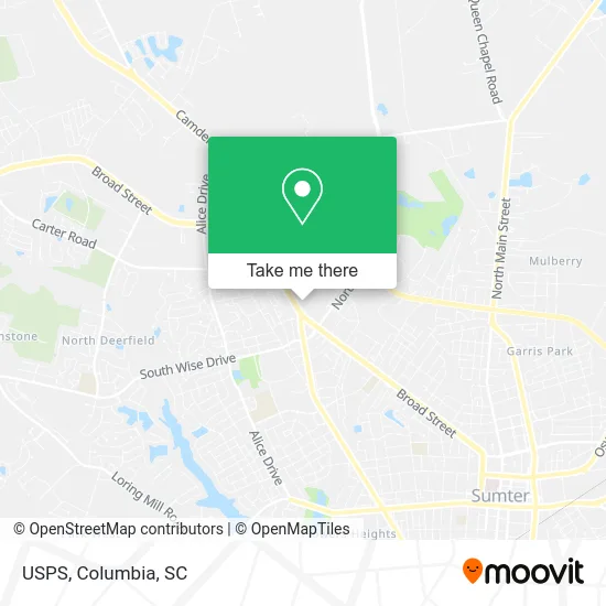 Mapa de USPS