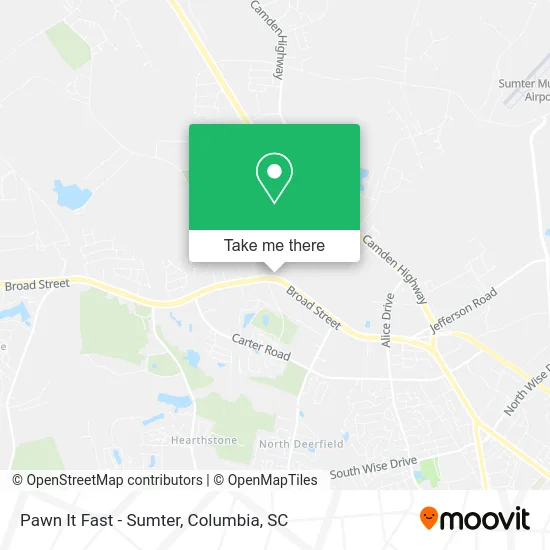 Pawn It Fast - Sumter map