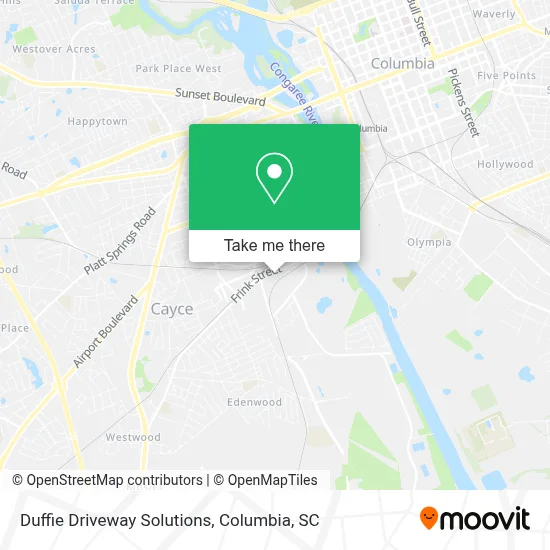 Duffie Driveway Solutions map