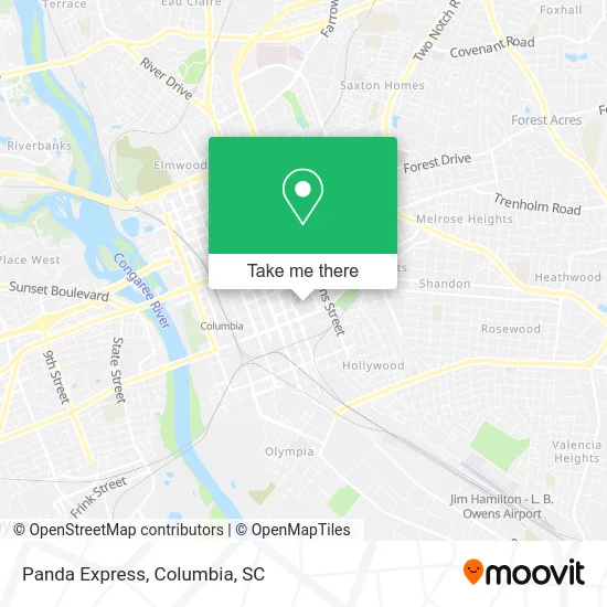 Panda Express map