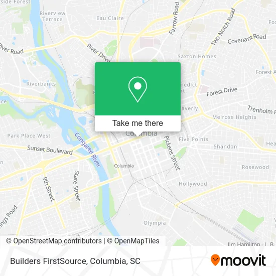Mapa de Builders FirstSource