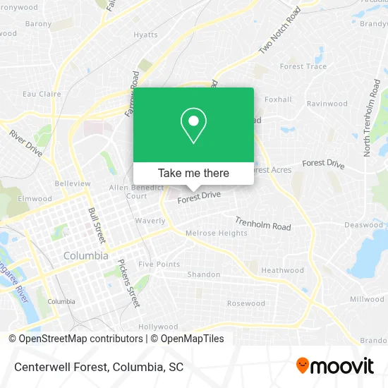 Centerwell Forest map
