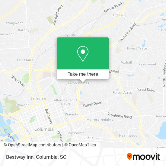 Bestway Inn map
