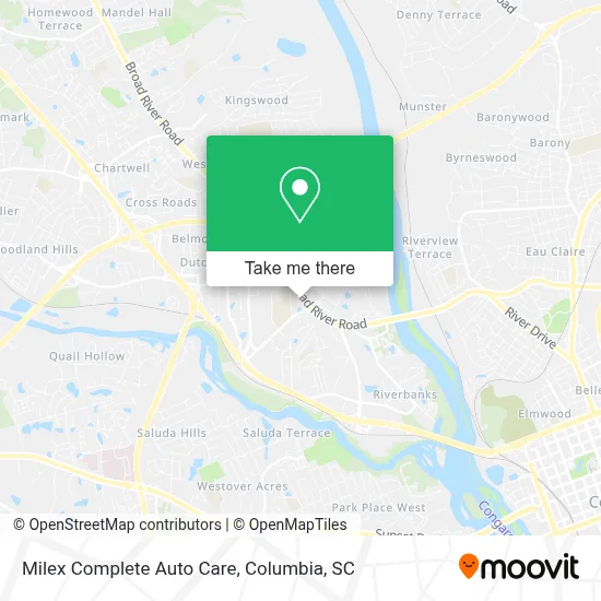 Milex Complete Auto Care map