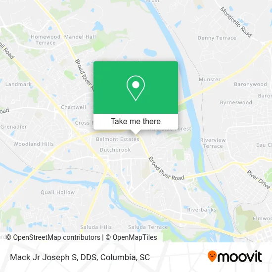 Mack Jr Joseph S, DDS map