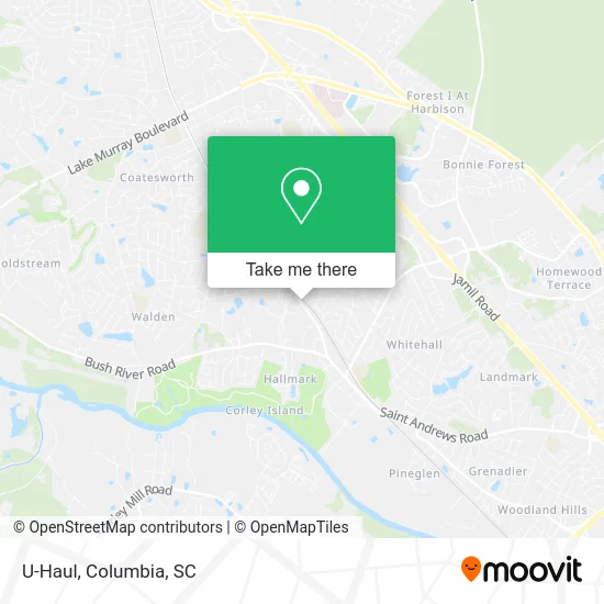 U-Haul map
