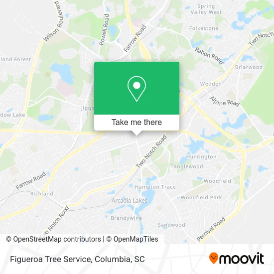 Mapa de Figueroa Tree Service