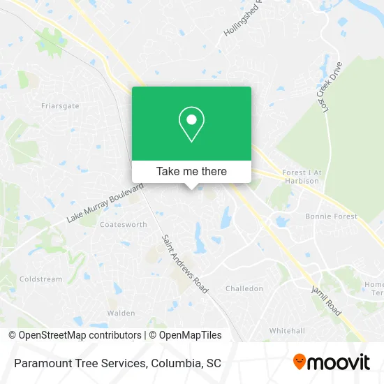 Paramount Tree Services map