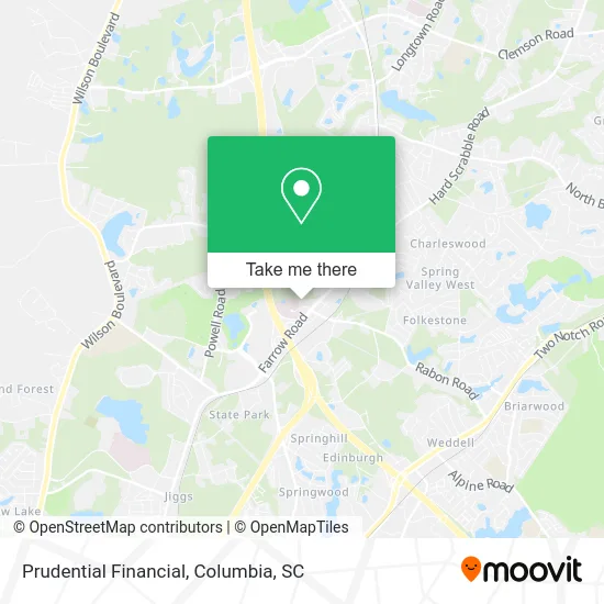 Prudential Financial map