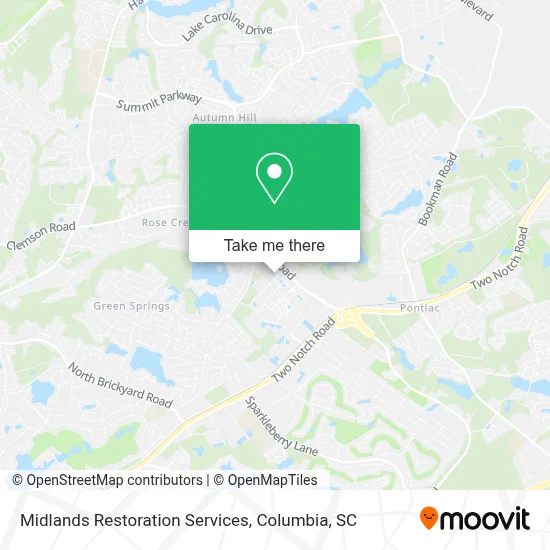 Midlands Restoration Services map