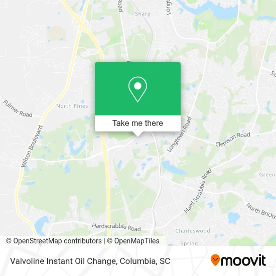 Valvoline Instant Oil Change map