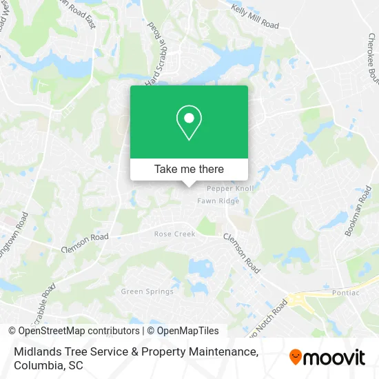 Mapa de Midlands Tree Service & Property Maintenance