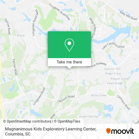 Mapa de Magnanimous Kids Exploratory Learning Center