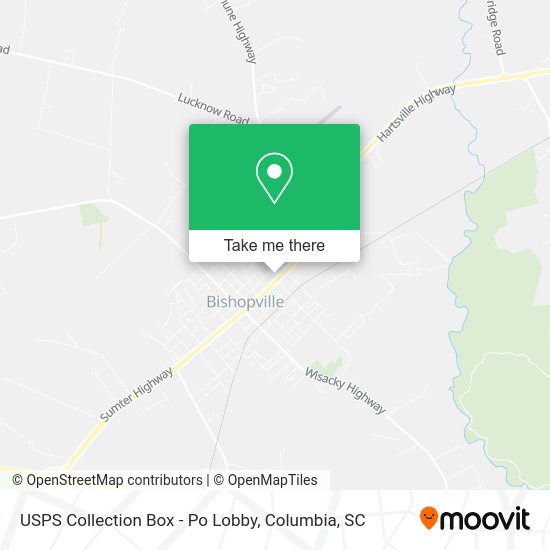 USPS Collection Box - Po Lobby map