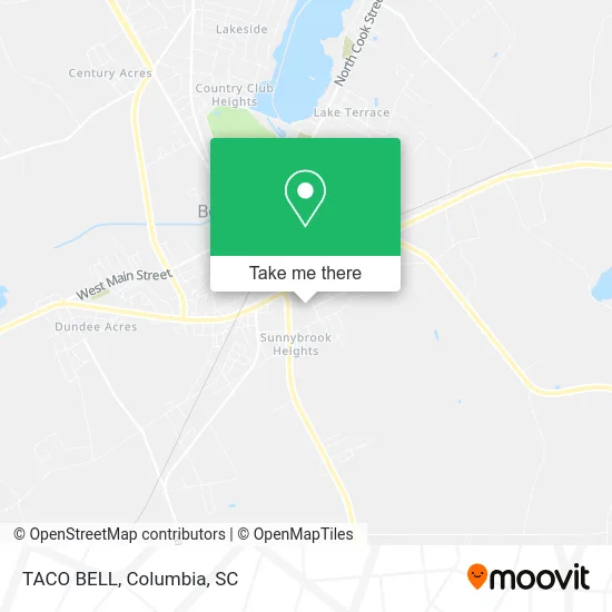 Mapa de TACO BELL
