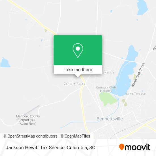 Jackson Hewitt Tax Service map