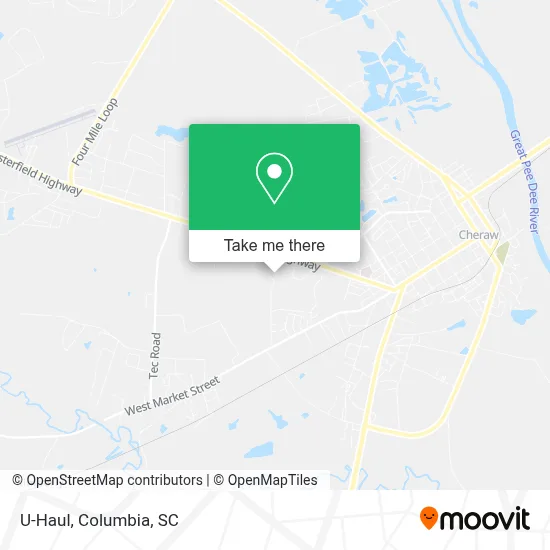 U-Haul map
