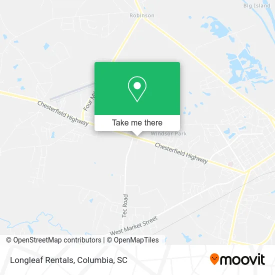Longleaf Rentals map