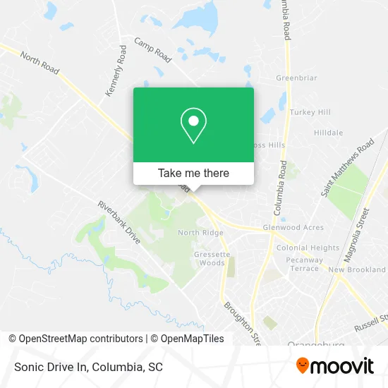 Sonic Drive In map