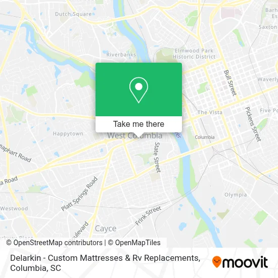 Delarkin - Custom Mattresses & Rv Replacements map