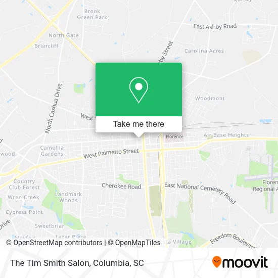 The Tim Smith Salon map