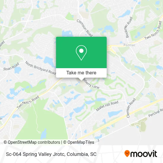 Sc-064 Spring Valley Jrotc map