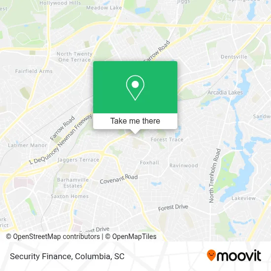 Security Finance map