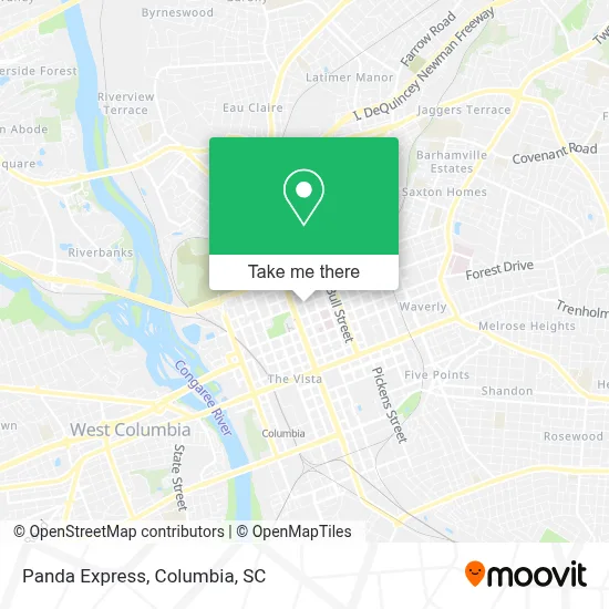 Panda Express map
