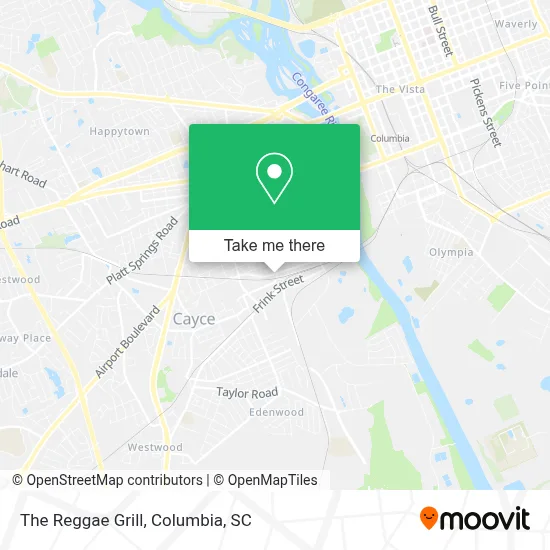The Reggae Grill map