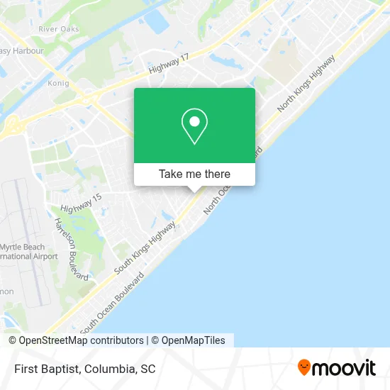 First Baptist map