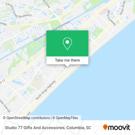 Studio 77 Gifts And Accessories map