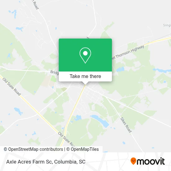 Axle Acres Farm Sc map