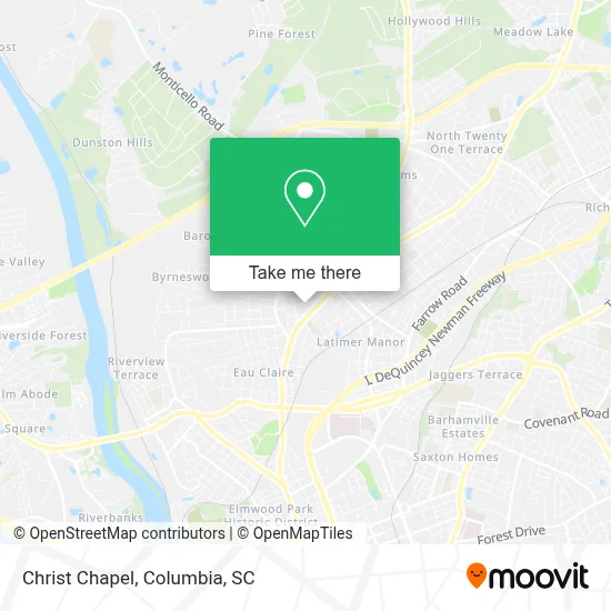 Christ Chapel map