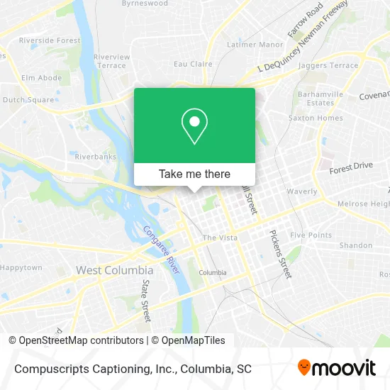 Compuscripts Captioning, Inc. map