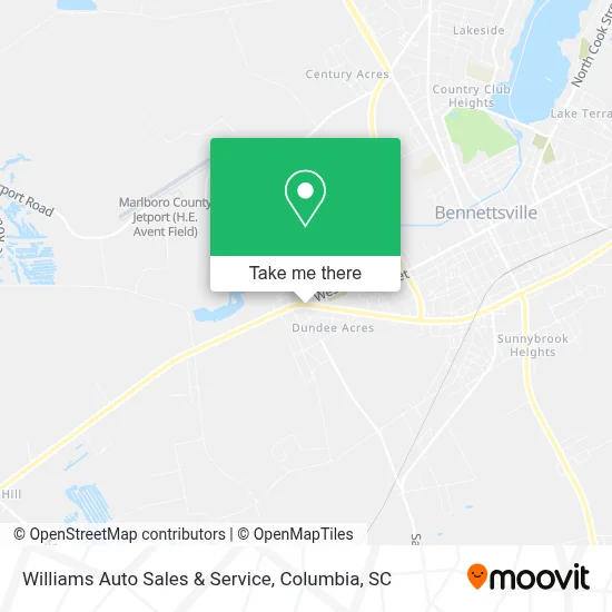 Williams Auto Sales & Service map