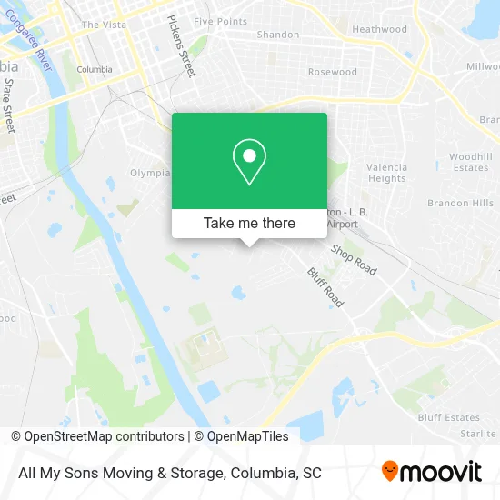 All My Sons Moving & Storage map