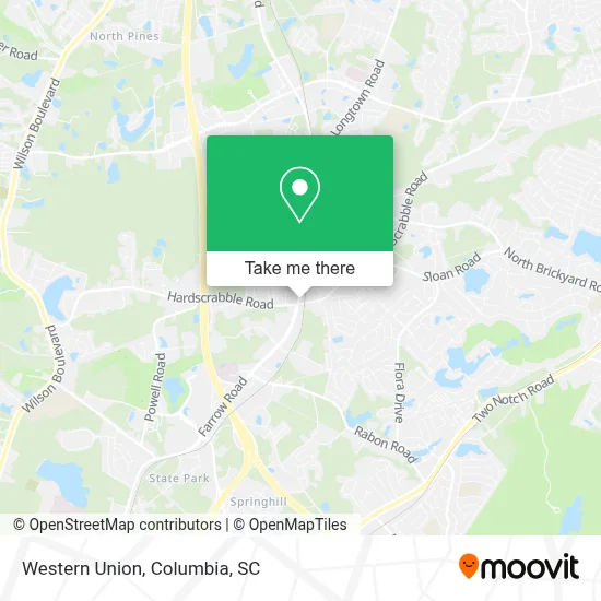 Western Union map