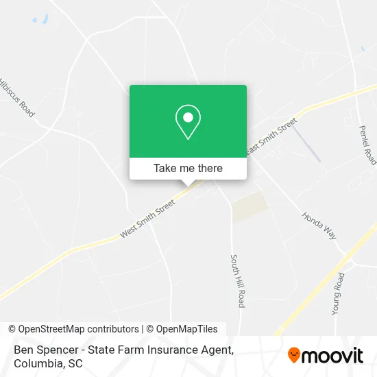 Ben Spencer - State Farm Insurance Agent map