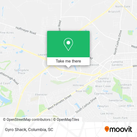 Gyro Shack map