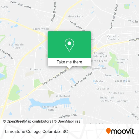 Limestone College map