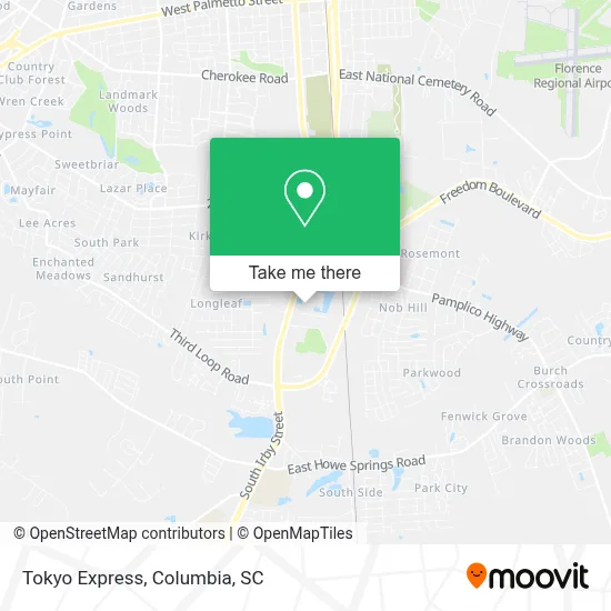 Tokyo Express map