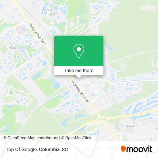 Top Of Google map