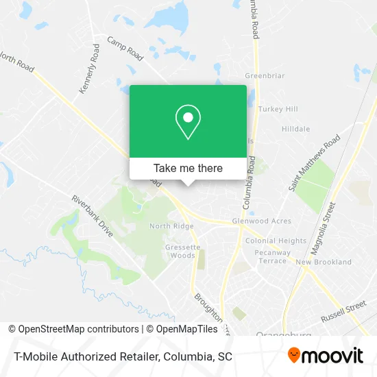 T-Mobile Authorized Retailer map