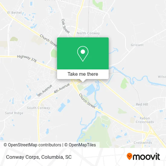 Conway Corps map